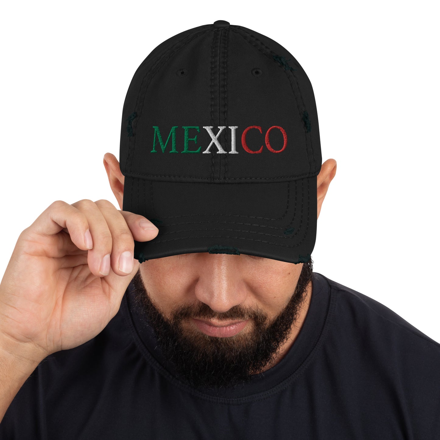 MEXICO Distressed Hat
