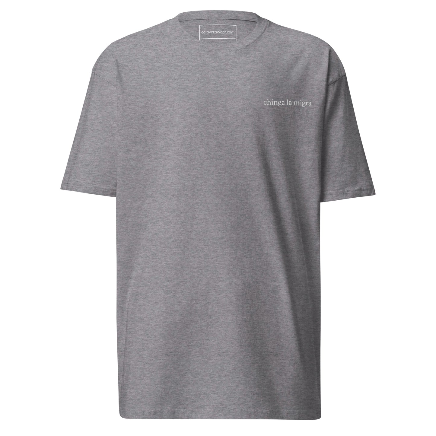 Chinga La Migra Men’s heavyweight tee
