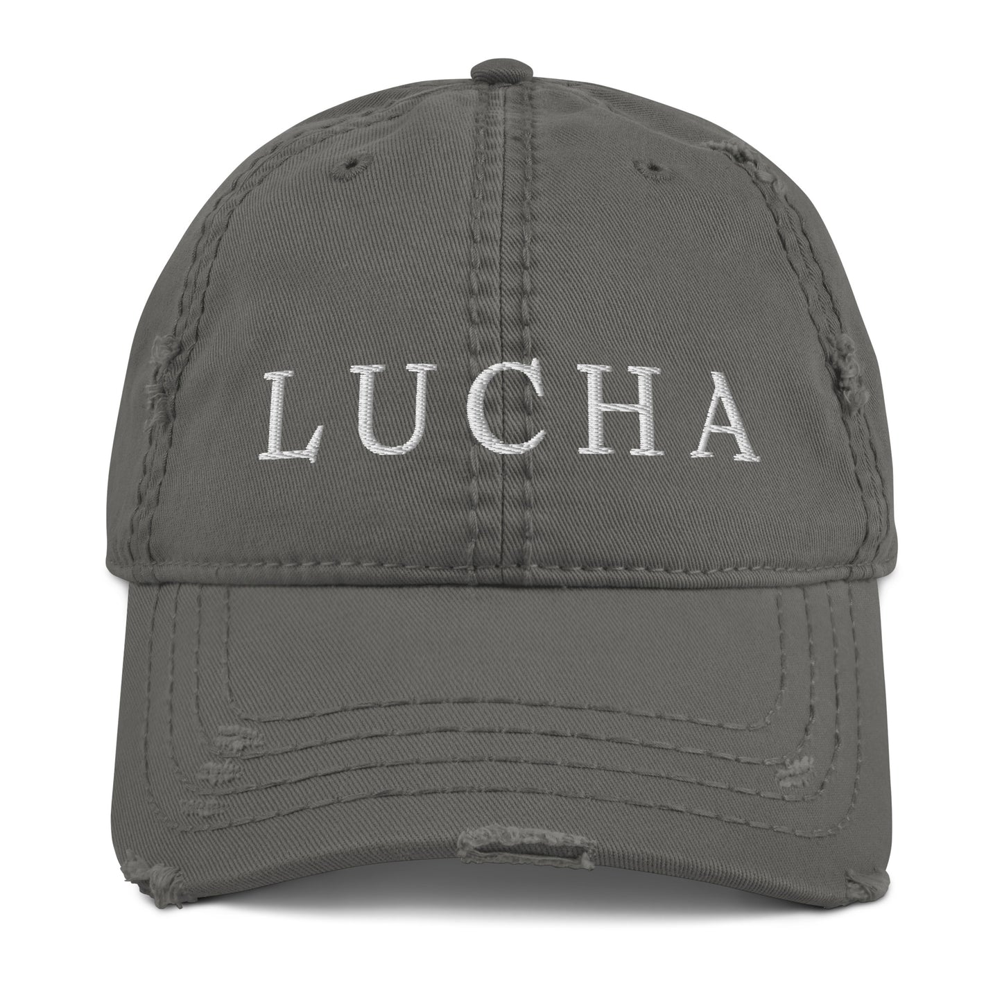 LUCHA Distressed Hat