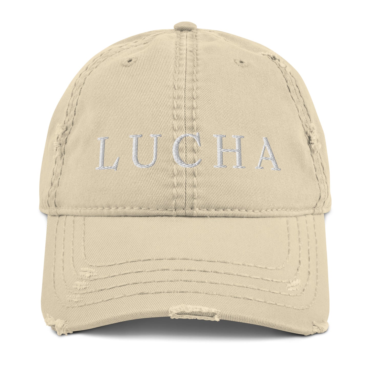 LUCHA Distressed Hat