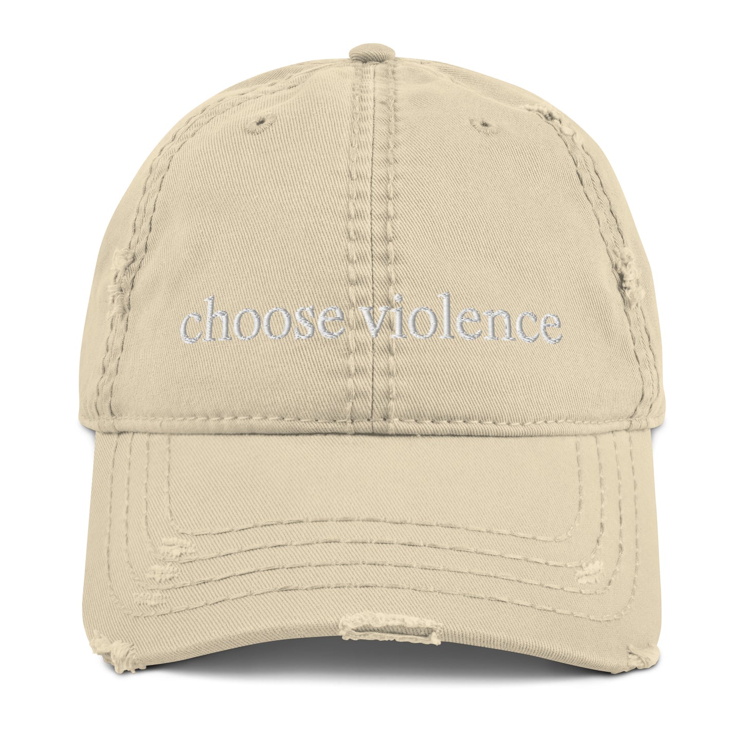 Choose Violence Distressed Hat