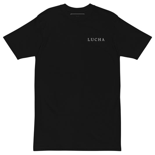 LUCHA Men’s premium heavyweight tee