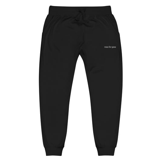 Raza For Gaza Unisex fleece sweatpants