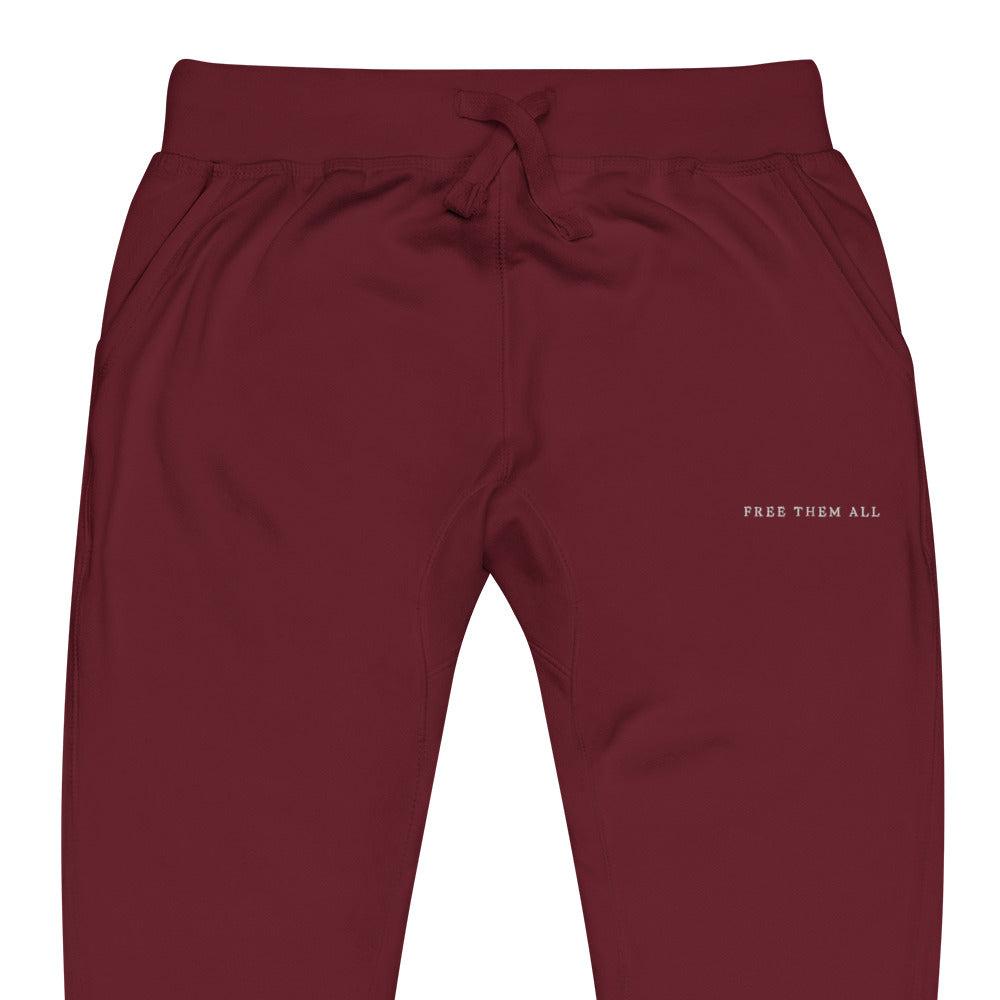 Free Them All Unisex fleece sweatpants