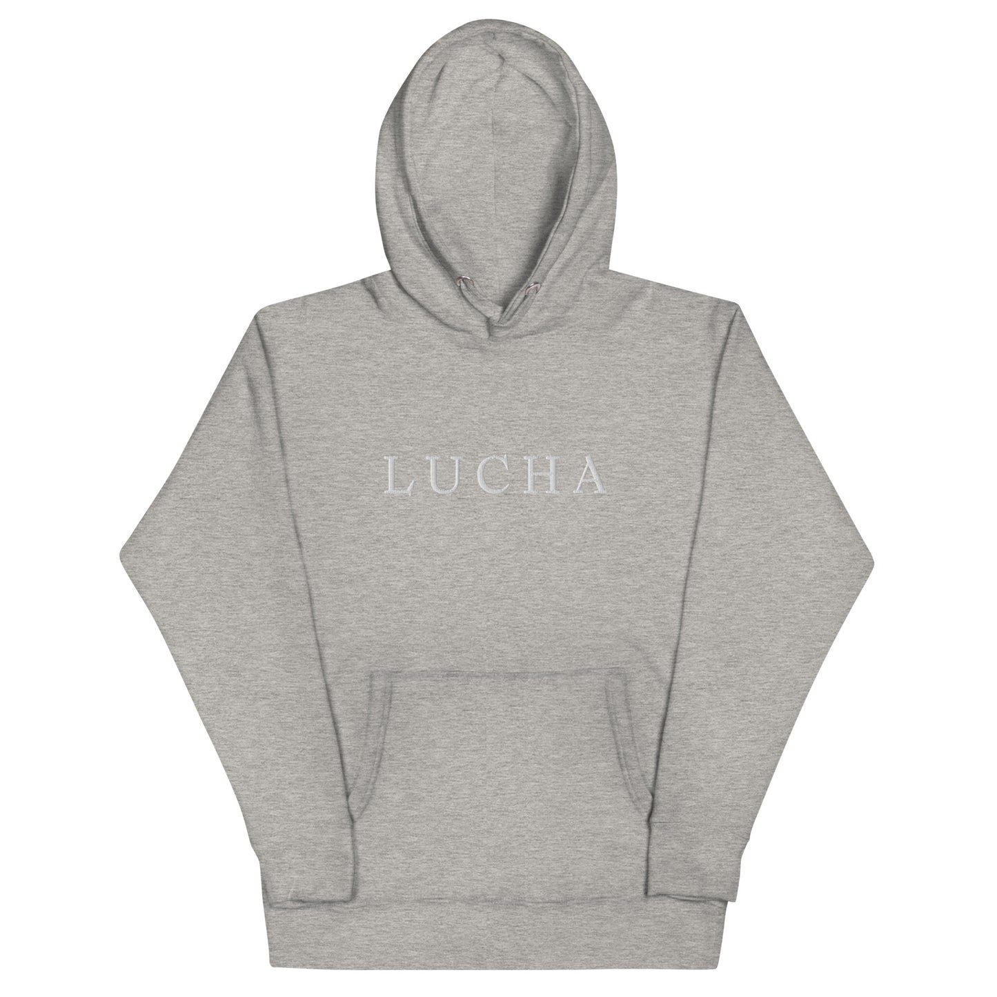 LUCHA Unisex Hoodie we recommend ordering one size larger than your usual size)