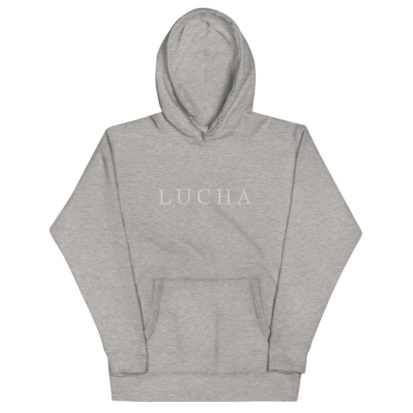 LUCHA Unisex Hoodie (we recommend ordering one size larger than your usual size)