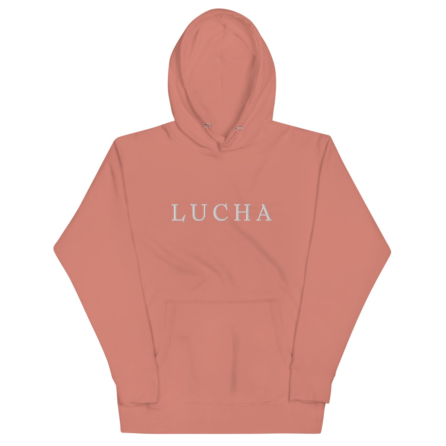 LUCHA Unisex Hoodie (we recommend ordering one size larger than your usual size)