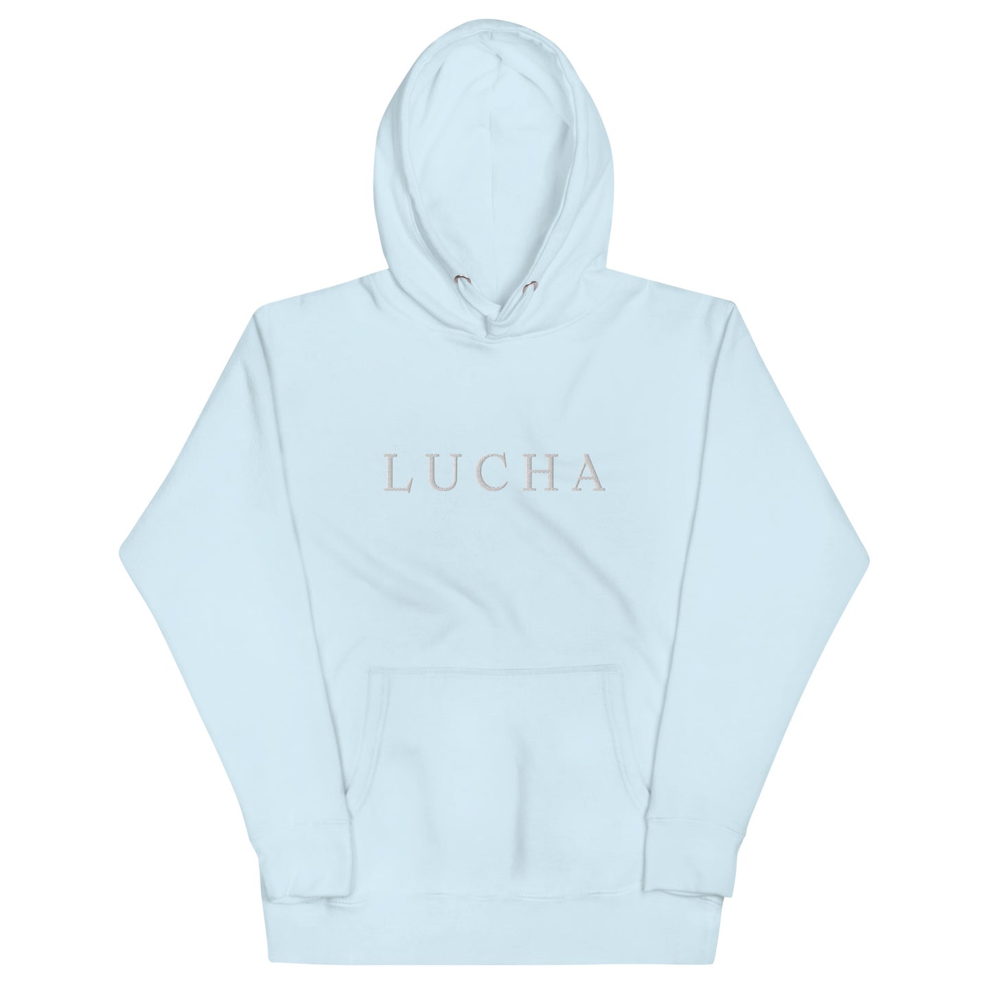 LUCHA Unisex Hoodie (we recommend ordering one size larger than your usual size)