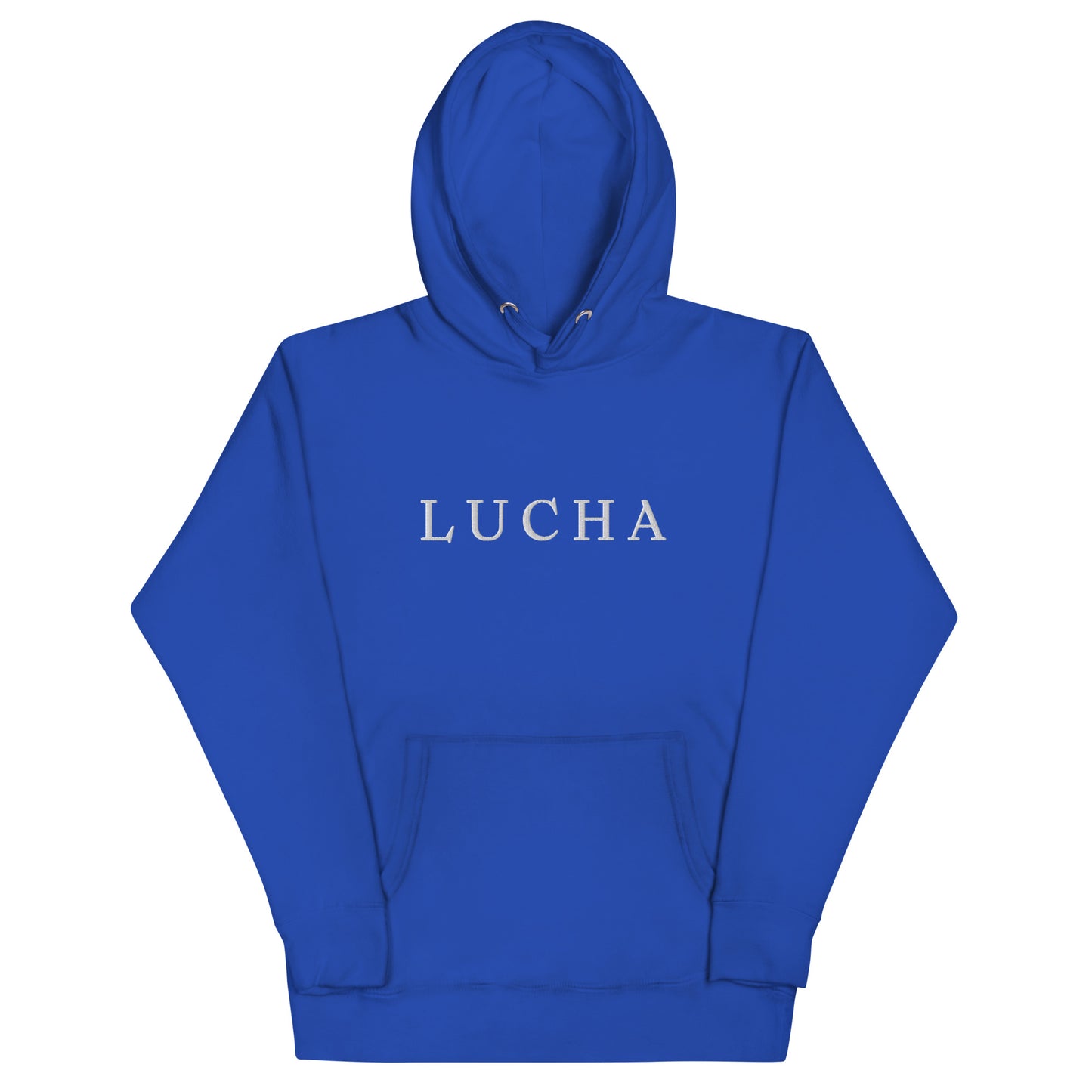 LUCHA Unisex Hoodie we recommend ordering one size larger than your usual size)