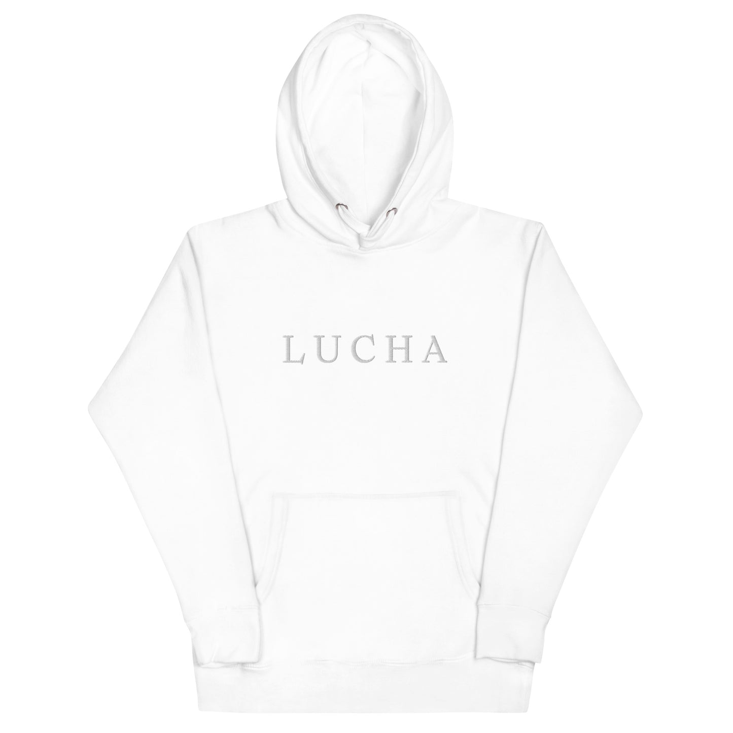 LUCHA Unisex Hoodie we recommend ordering one size larger than your usual size)