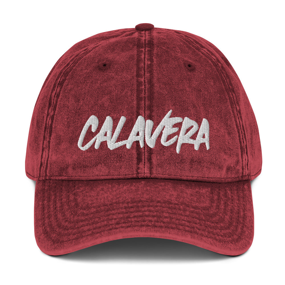 Calavera Vintage Cotton Twill Cap