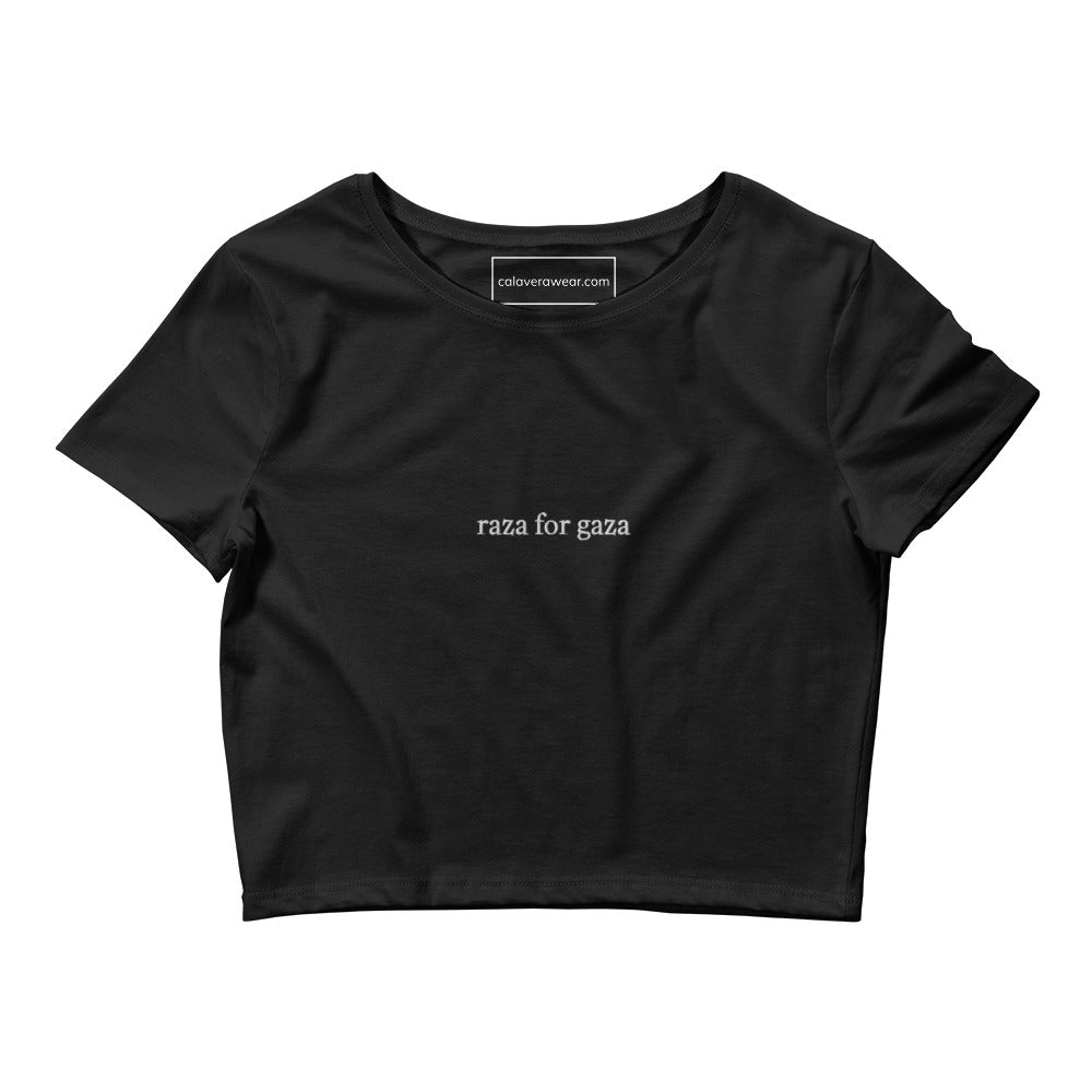 Raza For Gaza Women’s Crop Tee